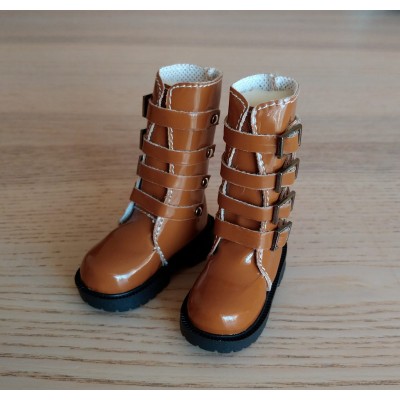 SHM062BRN MSD DOC bjd Obitsu 60cm Doll Shoes Buckle Boots Brown